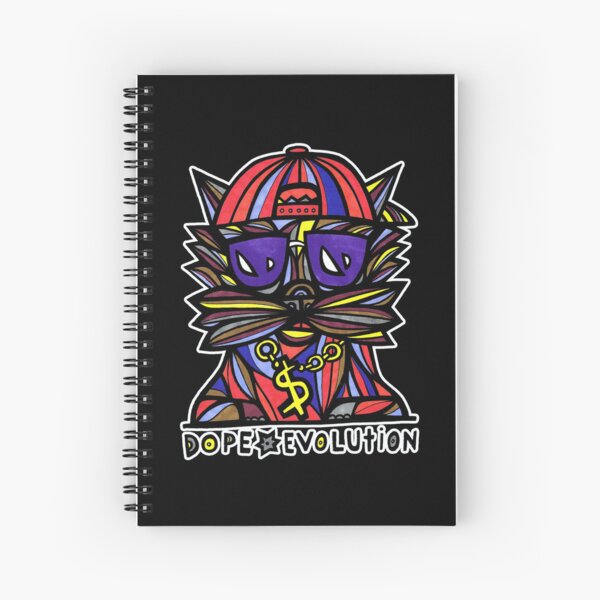 "Dope Evolution" Spiral Notebook