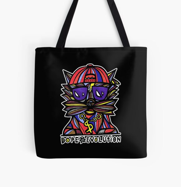 "Dope Evolution" All Over Print Tote Bag