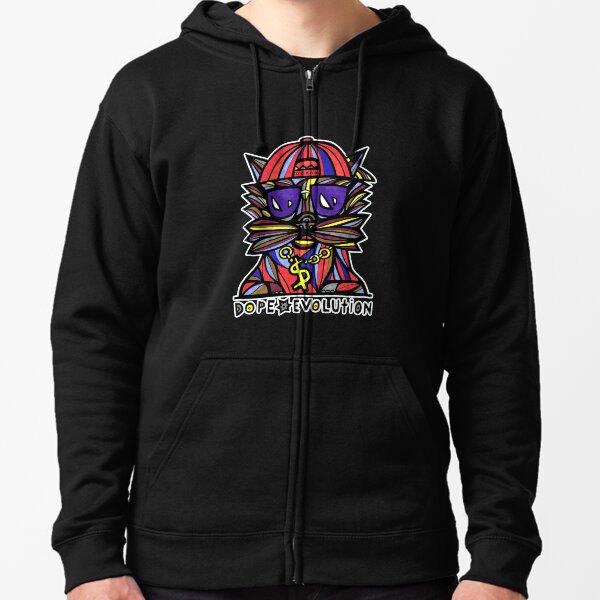 "Dope Evolution" Zipped Hoodie