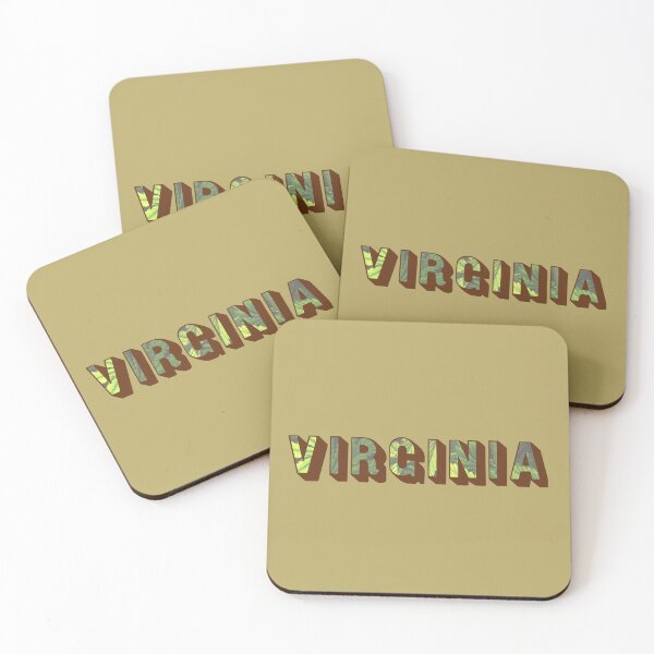 Artikelvorschau, Virginia Weed Leaves Shadow Text - Marihuana/Pot/420/Cannabis für Kiffer und Raucher entworfen und verkauft von SteamParliament.
