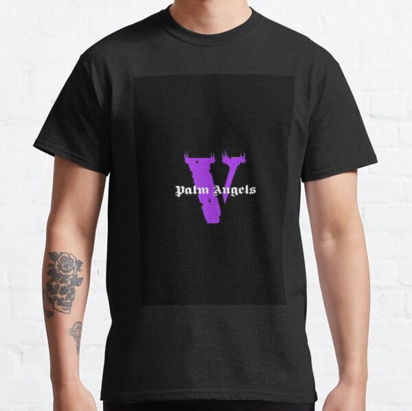 purple vlone palm angels shirt