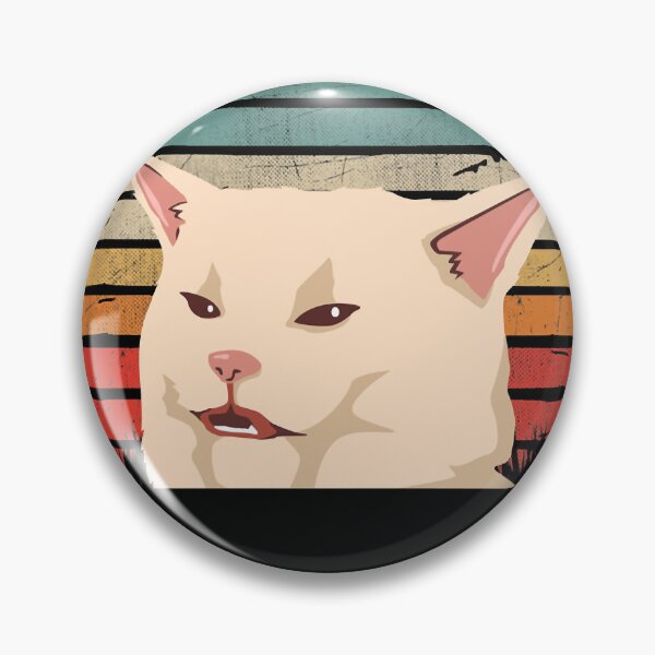 Item preview, Confused Cat Meme Retro Art designed and sold by seciliakalil.