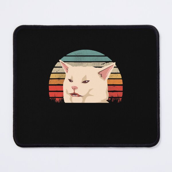 Item preview, Confused Cat Meme Retro Art designed and sold by seciliakalil.