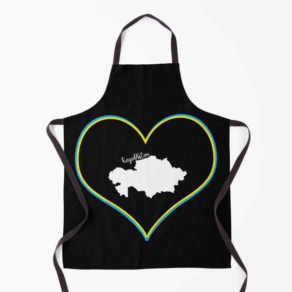 Item preview, Black Heart Kazakhstan Map designed and sold by Astralia.