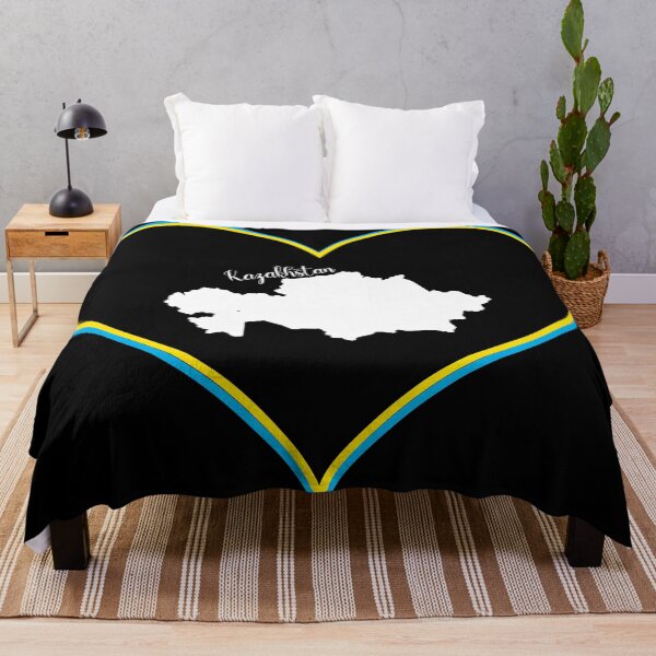 Item preview, Black Heart Kazakhstan Map designed and sold by Astralia.