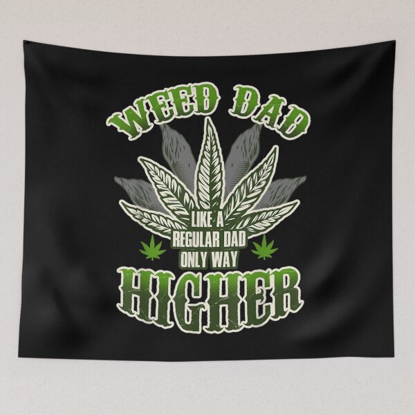 Item preview, Weed Dad Like A Regular Dad Only Way Higher Funny Stoner  designed and sold by doriaali.