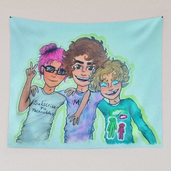 Item preview, Technoblade, Wilbur Soot And Tommyinnit, Neapolitan Trio designed and sold by EmmaLouize234.