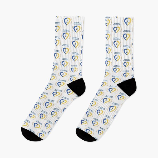 Item preview, 21 March World Down Syndrome Day Awareness Socks designed and sold by Julymitchell.