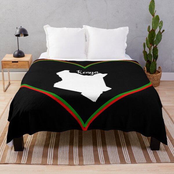 Item preview, Black heart map Kenya designed and sold by Astralia.