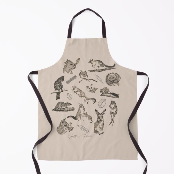 Item preview, Fauna del Bosque del Sur en gris designed and sold by Jodie Quinn.