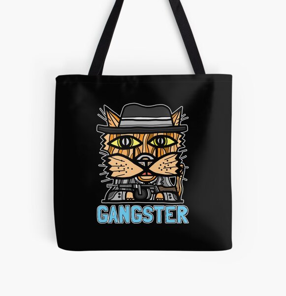 "Gangster" All Over Print Tote Bag