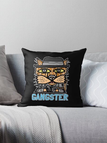 "Gangster" Throw Pillow