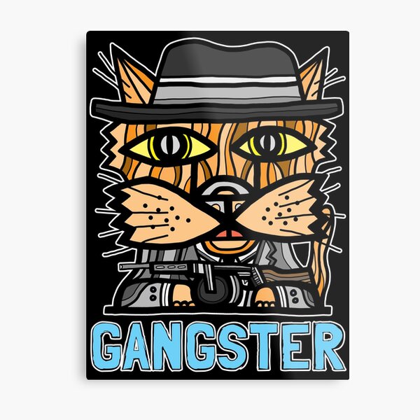 "Gangster" Metal Print