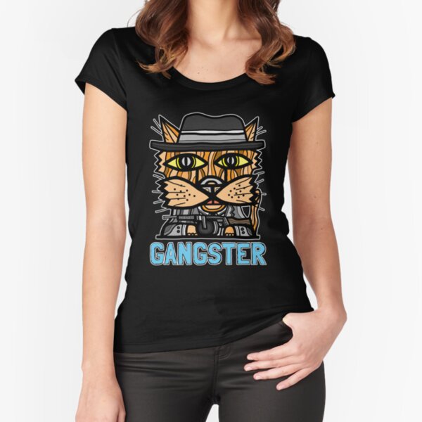 "Gangster" Fitted Scoop T-Shirt