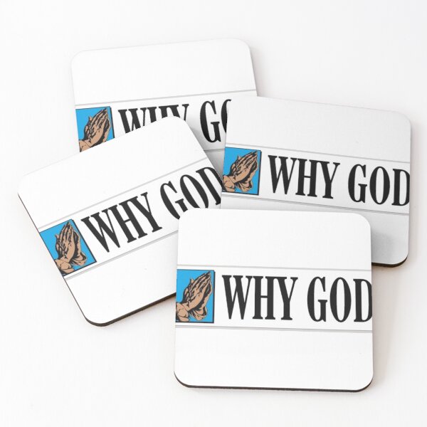 Item preview, why god funny bumper sticker designed and sold by takicaruh.