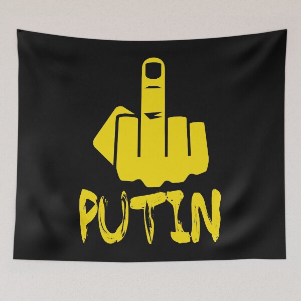 Artikelvorschau, Middle Finger Ukrainian Flag entworfen und verkauft von TristanPierre.