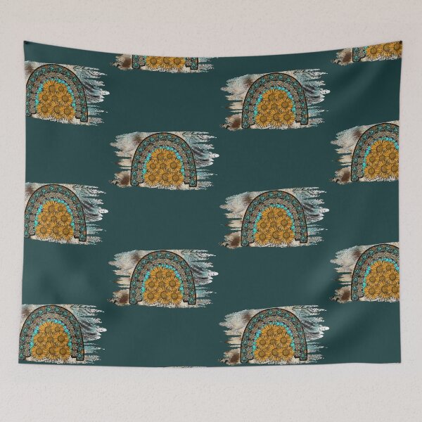 Item preview, Western Rainbow and Sunflower designed and sold by Make-My-Fun.