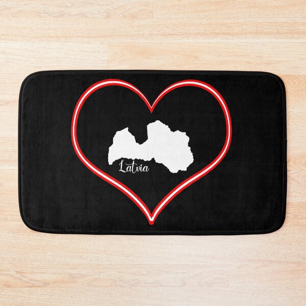 Item preview, Black heart map Latvia designed and sold by Astralia.