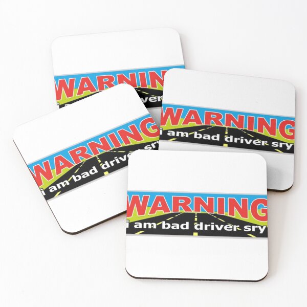 Item preview, WARNING i am a bad driver sry designed and sold by takicaruh.