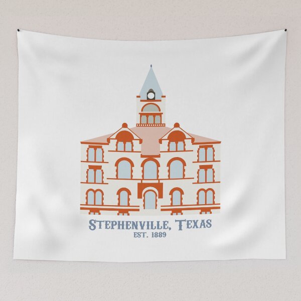 Item preview, Stephenville, Erath County, Texas Courthouse designed and sold by Places By Hagen Carter.