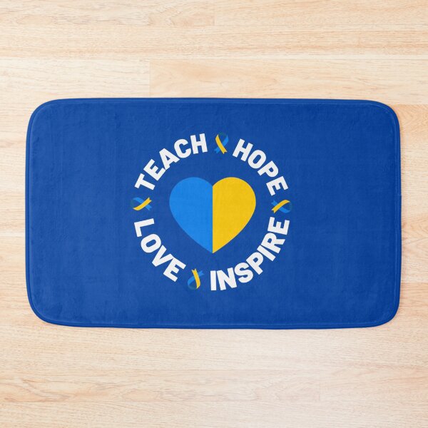 Item preview, World Down Syndrome Day Awareness Ribbon Teach Hope Love T21   designed and sold by Julymitchell.