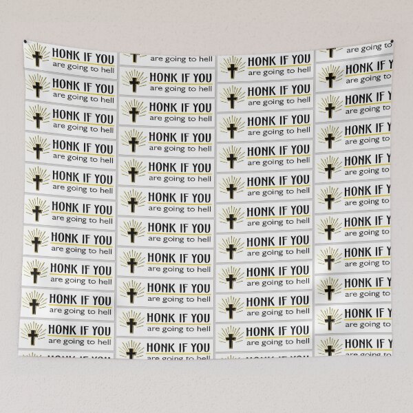 Item preview, honk if you are going to funny bumper sticker designed and sold by takicaruh.