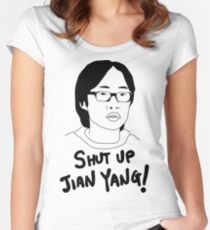 Silicon Valley - Shut Up Jian Yang Women's Fitted Scoop T-Shirt