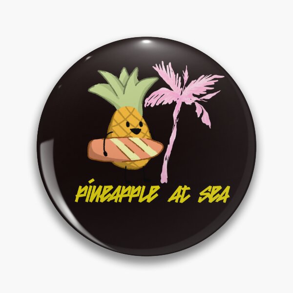 Item preview, Pineapple At Sea Palm funny float and umbrella  designed and sold by Mood Coffee art.
