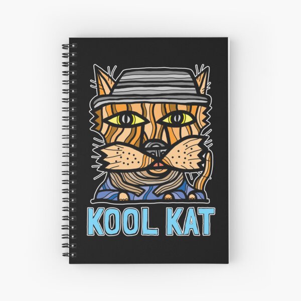 "Kool Kat" Spiral Notebook