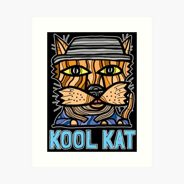 "Kool Kat" Art Print