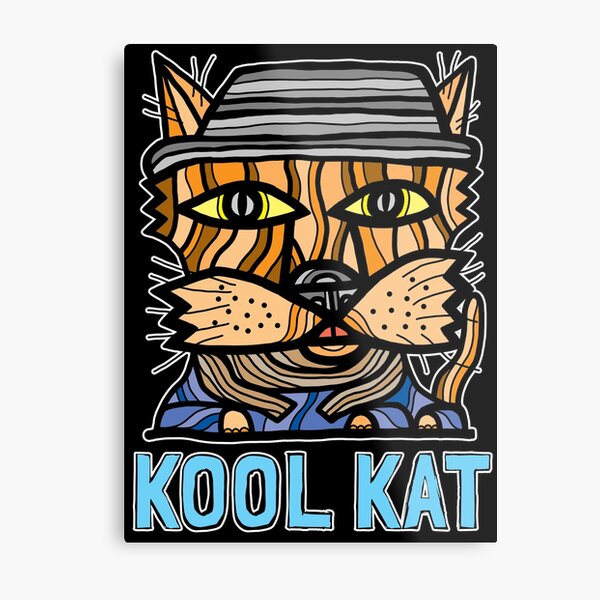 "Kool Kat" Metal Print