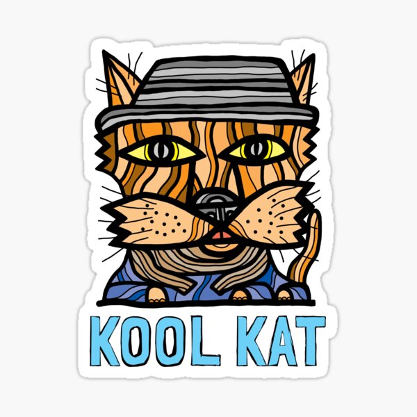 "Kool Kat" Sticker