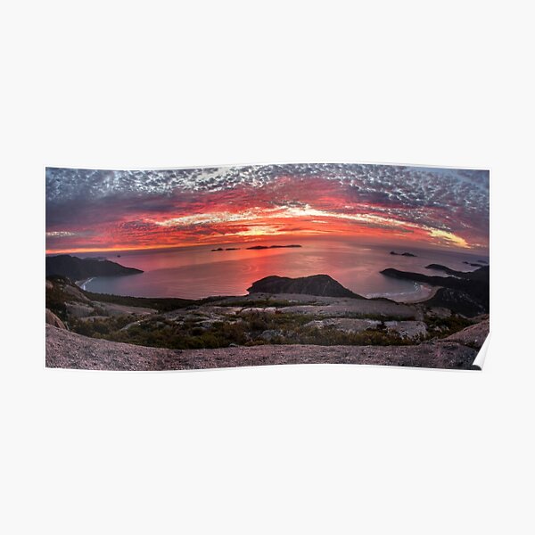 Mt Oberon Sunset Poster