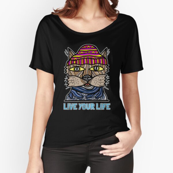 "Live your Life" Relaxed Fit T-Shirt