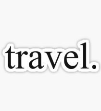 travel. Sticker