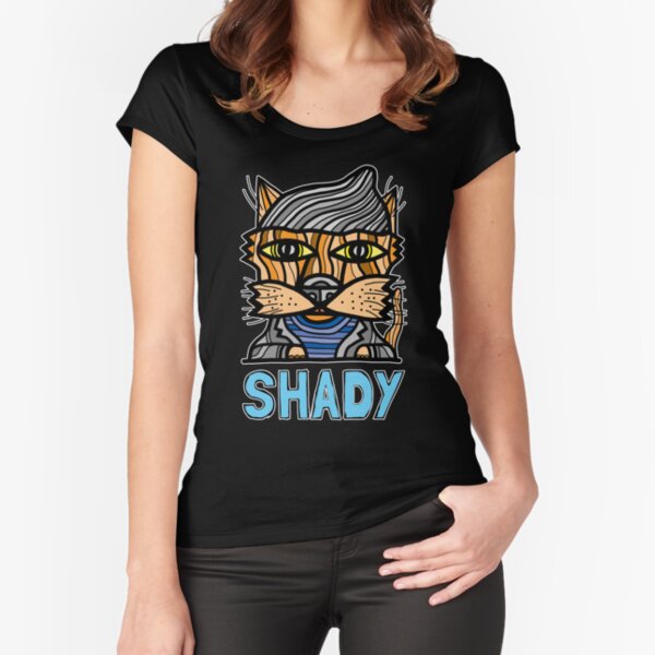 "Shady" Fitted Scoop T-Shirt