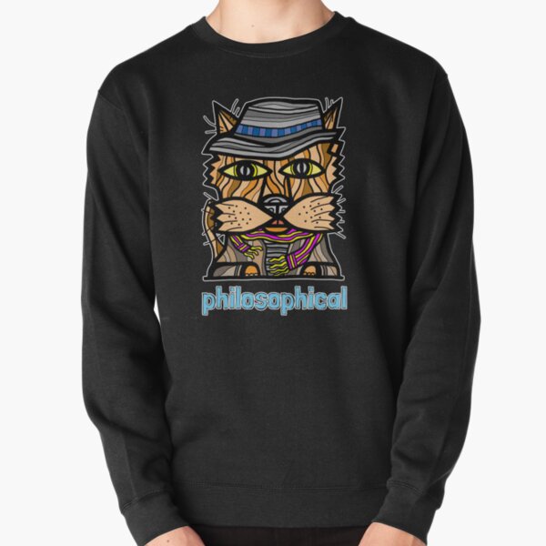 "philosophical" Pullover Sweatshirt