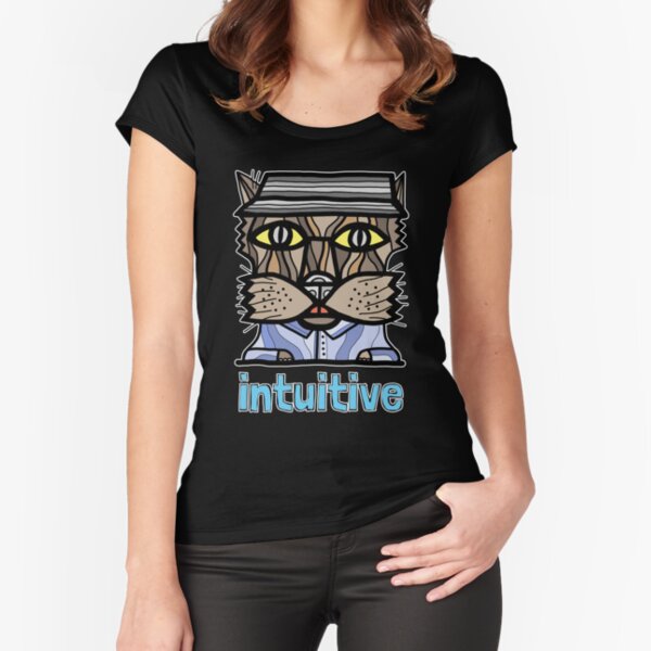 "intuitive" Fitted Scoop T-Shirt