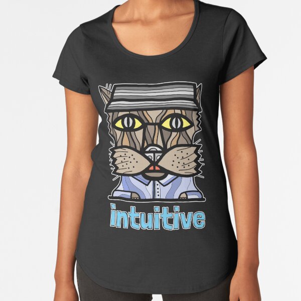 "intuitive" Premium Scoop T-Shirt