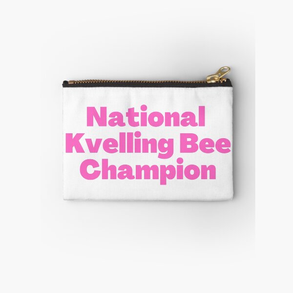 Item preview, National Kvelling Bee Champion pink designed and sold by NJGDesigns.