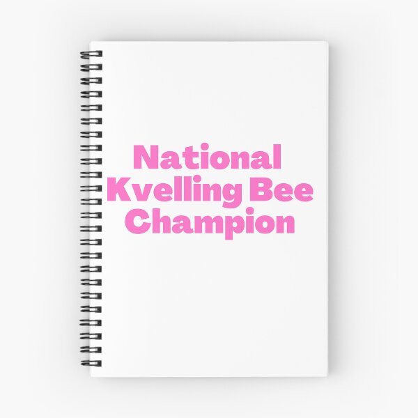 Item preview, National Kvelling Bee Champion pink designed and sold by NJGDesigns.