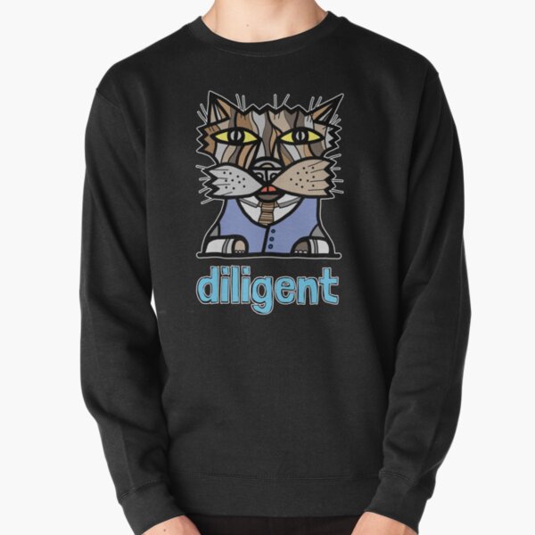 "diligent" Pullover Sweatshirt