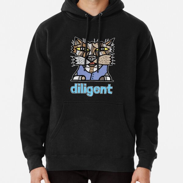 "diligent" Pullover Hoodie