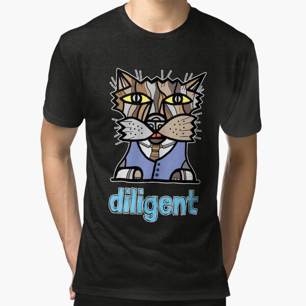 "diligent" Tri-blend T-Shirt