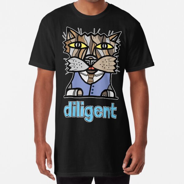 "diligent" Long T-Shirt