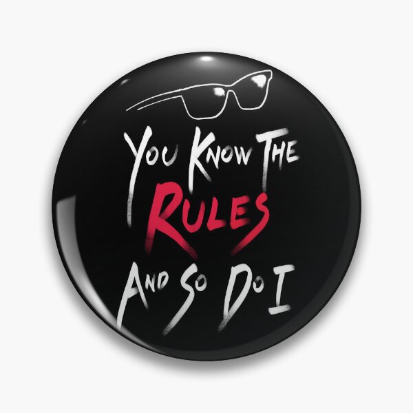 Item preview, You Know The Rules and So Do I (Dark Background) designed and sold by DiHK.