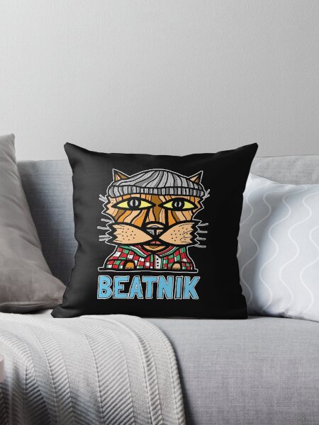 "Beatnik" Throw Pillow