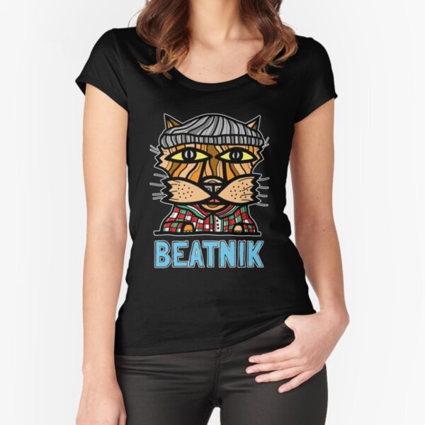 "Beatnik" Fitted Scoop T-Shirt