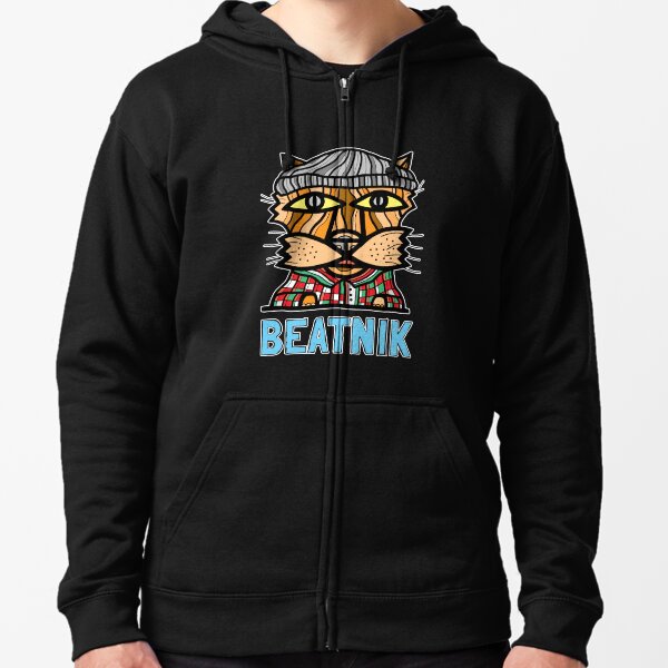 "Beatnik" Zipped Hoodie