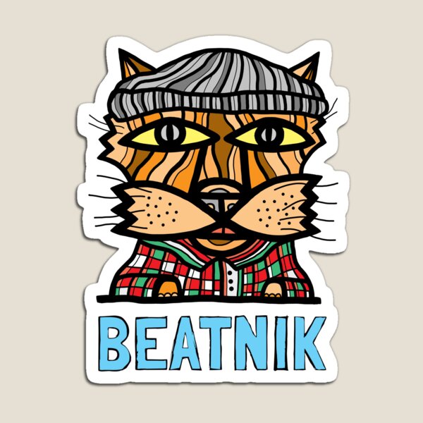 "Beatnik" Magnet